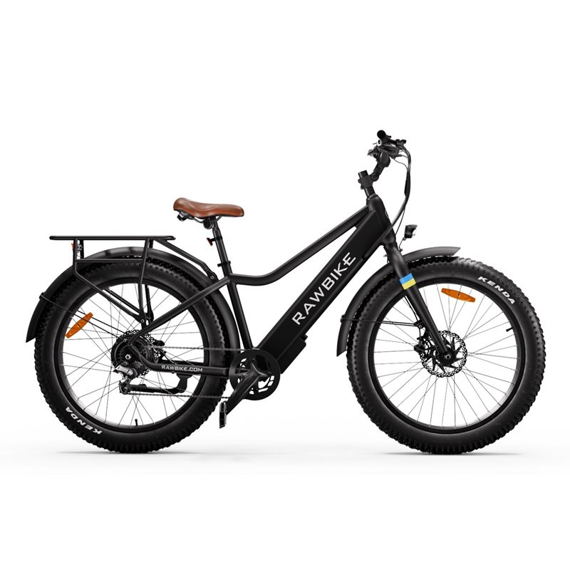 RAWBIKE Urban Elcykel Jet Black