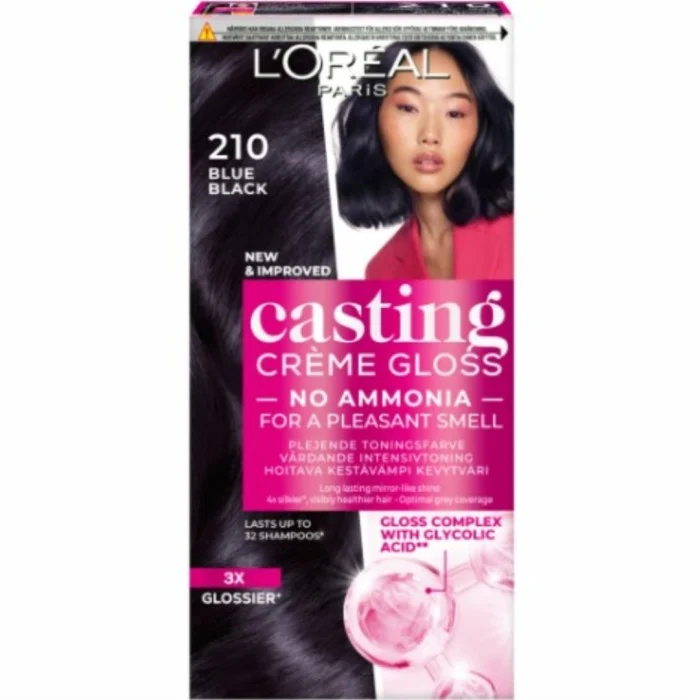 L'Oréal Paris Casting Crème Gloss 210 Blue Black 1 pcs