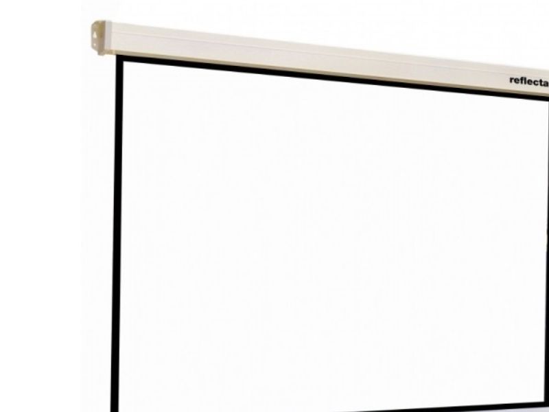 Reflecta Crystal-Line Rollo - Projektionsskärm - takmonterbar, väggmonterbar - 100 (254,6 cm) - 1:1 - Mattvit