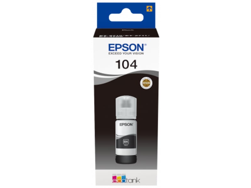 Epson T104, black EcoTank svart bläck, bild 5