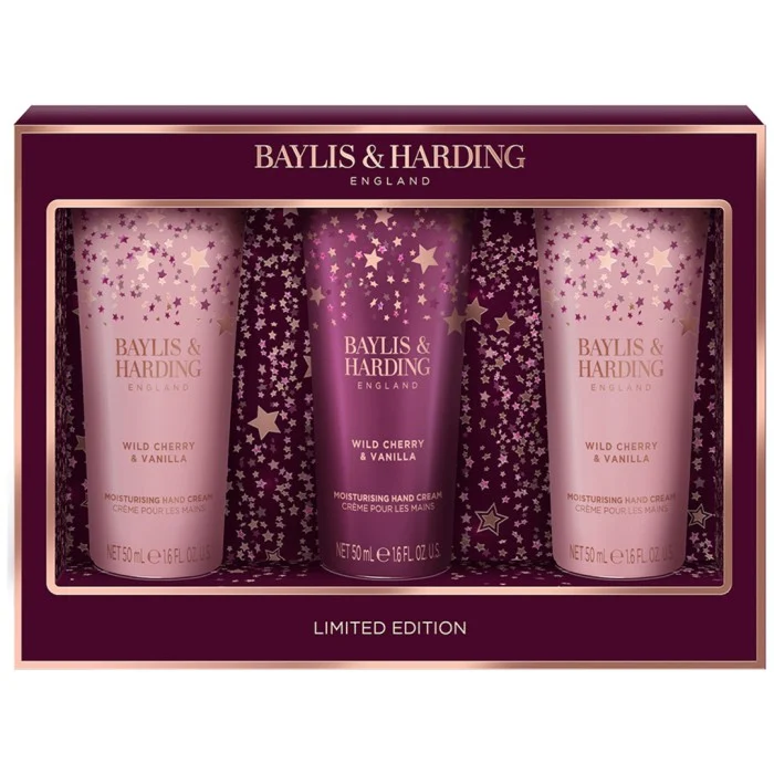 Baylis & Harding Wild Cherry & Vanilla Luxury Hand Treats Gift Set