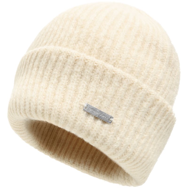 Didriksons Malin Beanie Off White - OneSize
