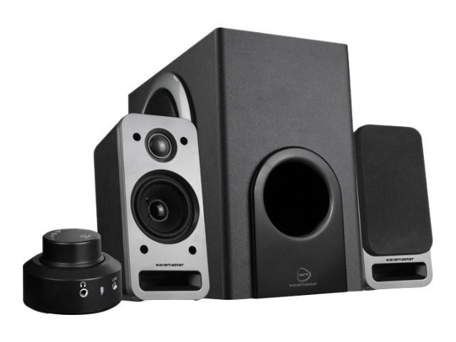 Wavemaster MX 3+ - multimedia-högtalarsystem för PC - 2.1-kanals - Black