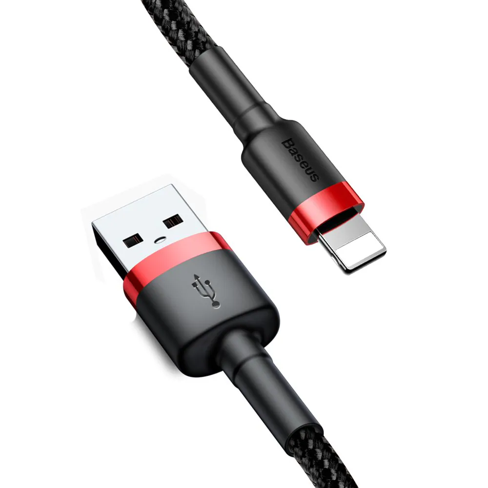 Baseus CALKLF-A19, 0,5 m, USB A, Lightning, Hanstik, Svart, bild 5