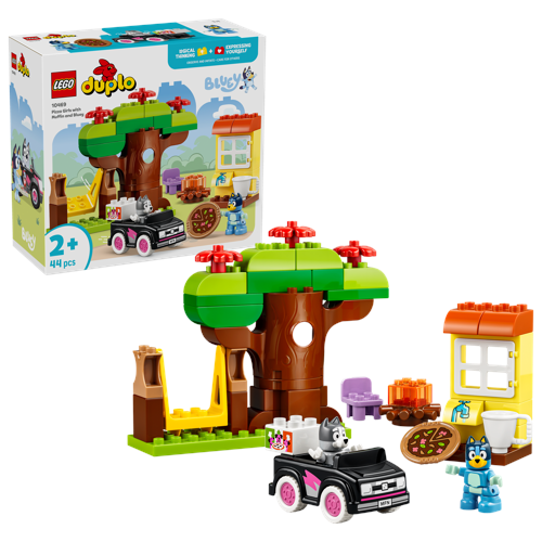 LEGO DUPLO Bluey Pizzaflickor med Muffin och Bluey 10469
