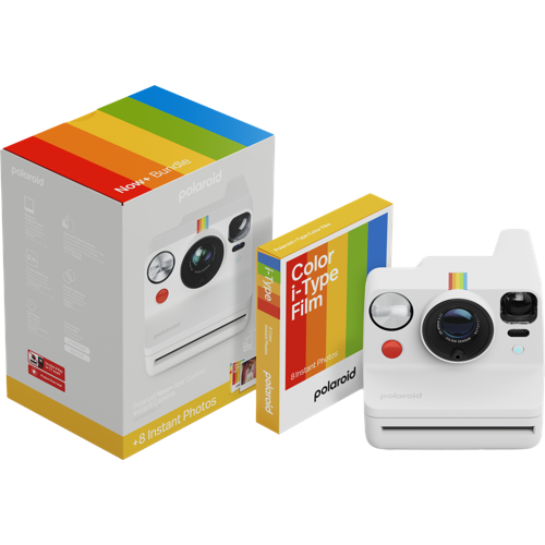 Polaroid Now+ Generation 3 snabbkamera startpaket, vit