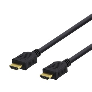 HDMI-kabel Deltaco, Ethernet, 4K@30Hz, 7 meter - Svart