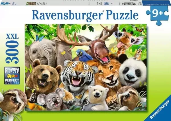 Ravensburger Pussel: Exotic Animals Selfie XXL - 300 Bitar, bild 4