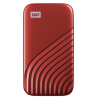 2 TB WD My Passport SSD, USB-C 3.2 Gen 2 inkl. adapter till USB-A - Röd, bild 2