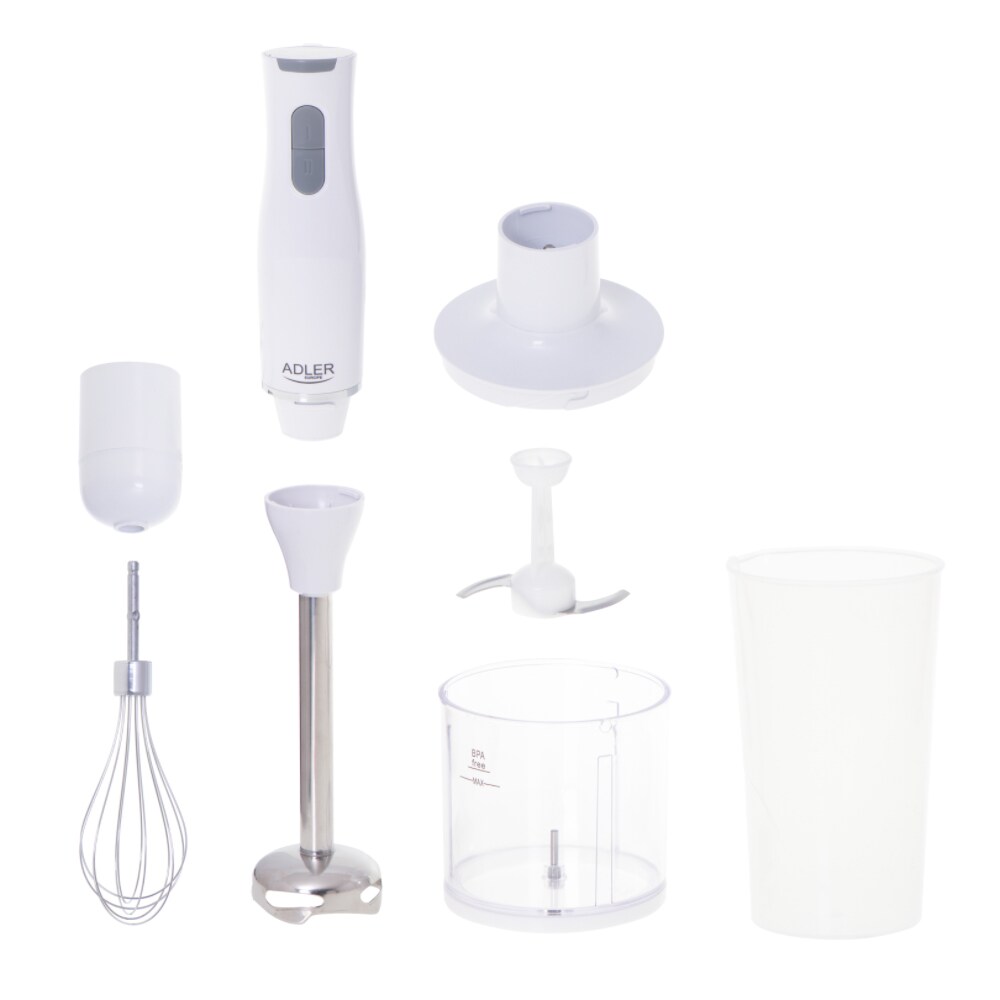 Adler AD 4620, Stavmixer, 0,75 l, 800 W, Vit, bild 2
