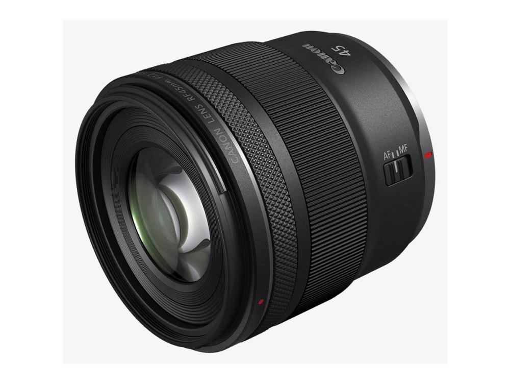 Canon RF 45 mm f/1.2 STM-objektiv, svart
