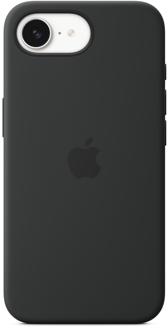 Apple iPhone 16e silikonskal, svart, bild 3