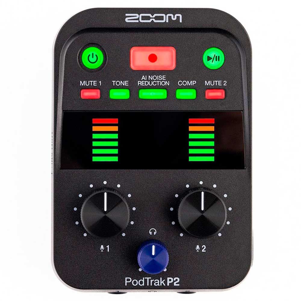 Zoom P2 PodTrak Podcast Recorder -ljudinspelare