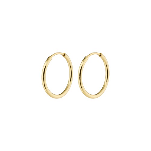 PILGRIM - SANNE Mini Hoop Earrings - Gold-Plated - 13 mm