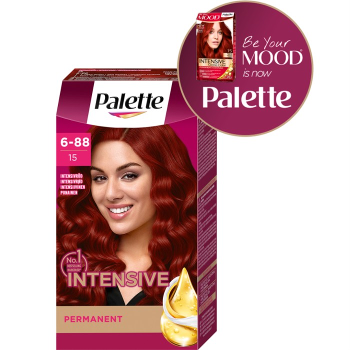 Palette Intensive Creme Coloration 6-88 Ruby Red, bild 2