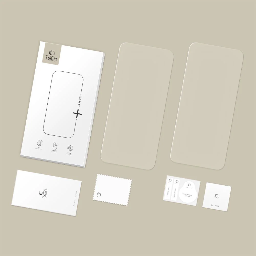 Tech-Protect Glass Fit+ 2-pack härdat glas för iPhone 17 Air - transparent, bild 5