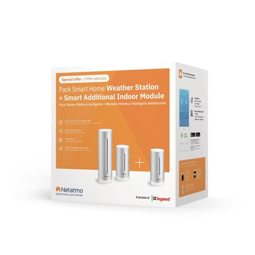 Väderstation Netatmo Smart Home Weather Station + extra inomhusmodul