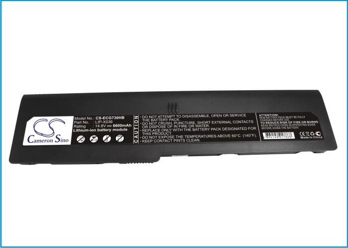 Batteri till Laptop, Bärbar dator för ECS G730, Green 732, bild 2