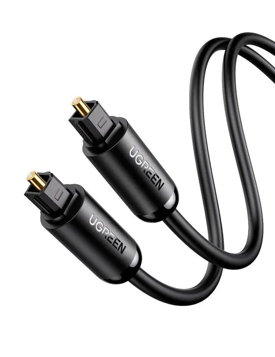 UGREEN Toslink optisk ljudkabel, 1,5m - Svart