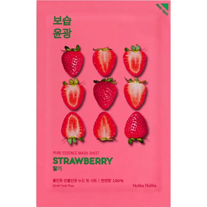 Holika Holika Pure Essence Sheet Mask Strawberry 20 ml