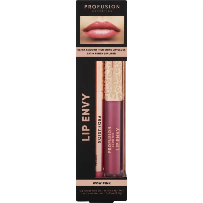 Profusion Lip Envy Gloss and Lip Liner Duo Wow Pink