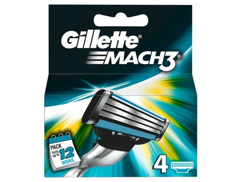 Gillette Mach3 4-pack, bild 2