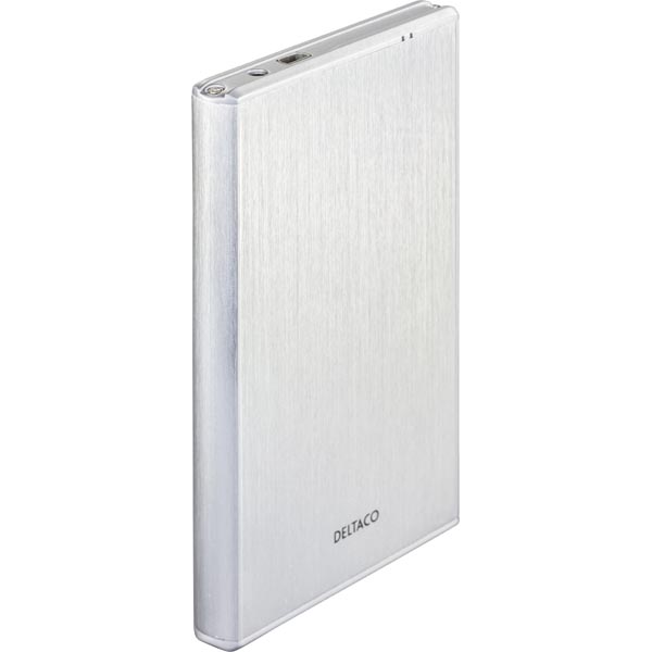 DELTACO HD kabinett 2.5" SATA 6Gb/s till USB 3.0 Silver, bild 4