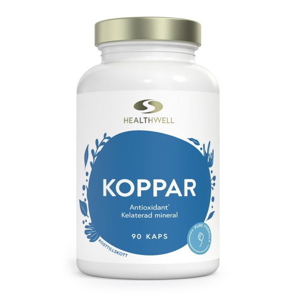 Healthwell Koppar, 90 kaps