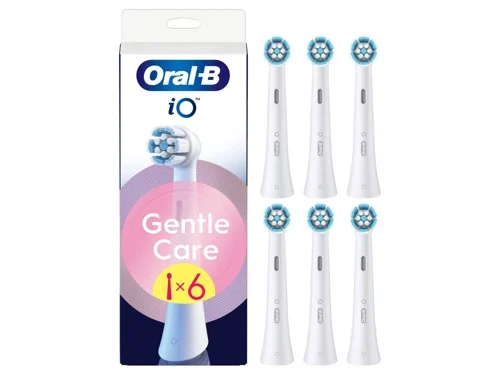 Oral-B iO Gentle Care borsthuvuden 6 st, vita, bild 3