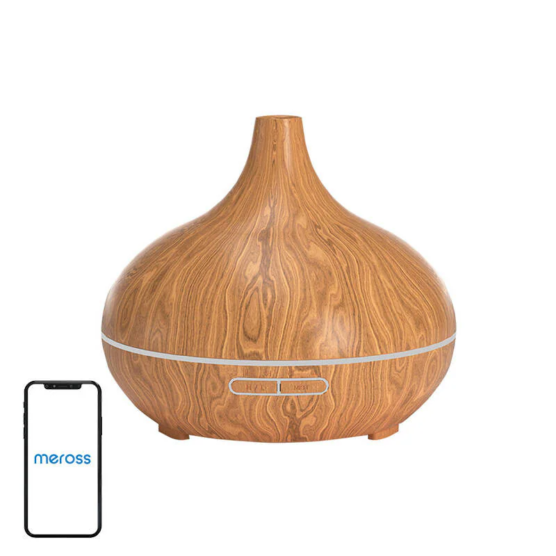 Meross MOD150HK(EU) aromadiffuser 0,4 L, ultraljud, Wi-Fi, HomeKit, trä, bild 2