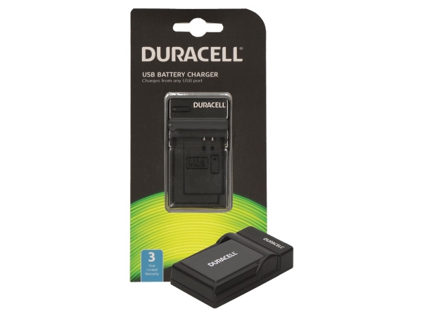 Duracell DRN5925, USB, Batteriladdare för inomhusbruk, Nikon EN-EL9, Svart, 5 V, 5 V