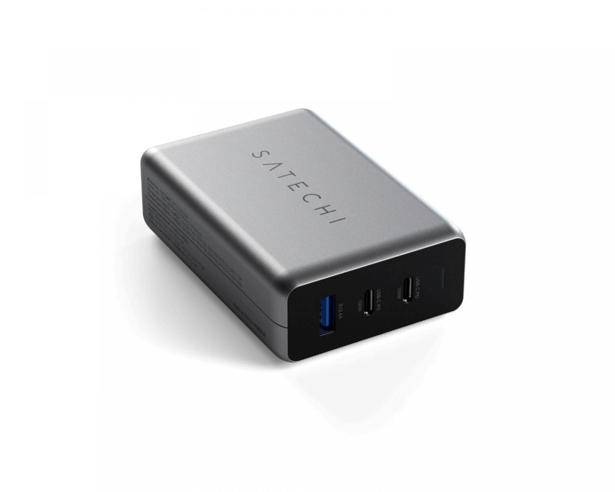 Satechi dubbel USB-C och USB-A laddare ST-TC100GM-EU, bild 2