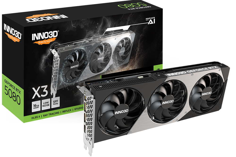 INNO3D GeForce RTX 5080 16GB X3, bild 4