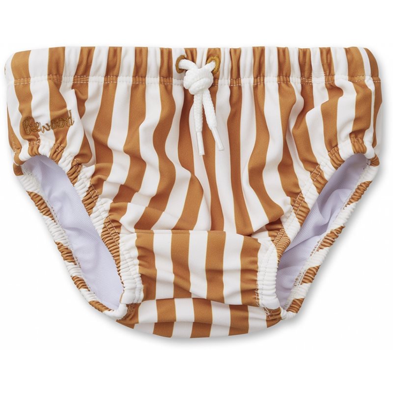 Liewood badbyxa Frej stl 56/62, stripe mustard