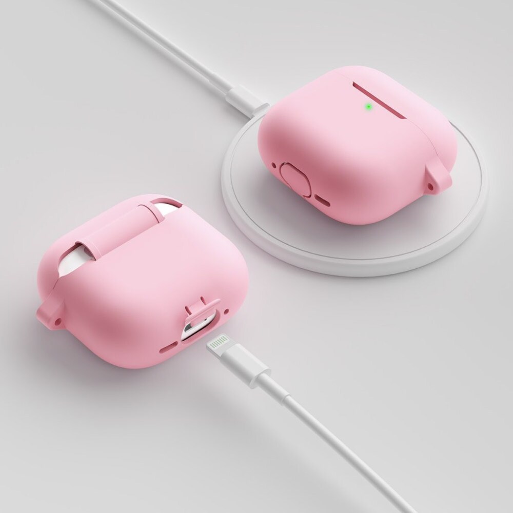 KeyBudz Elevate Series Skydd med nyckelring till Airpods 4th Gen - Rosa, bild 4