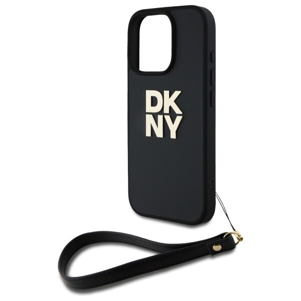 DKNY DKNY DKHCP16XPBSWSK iPhone 16 Pro Max 6,9 svart hardcase med handledsrem med logotryck, bild 5