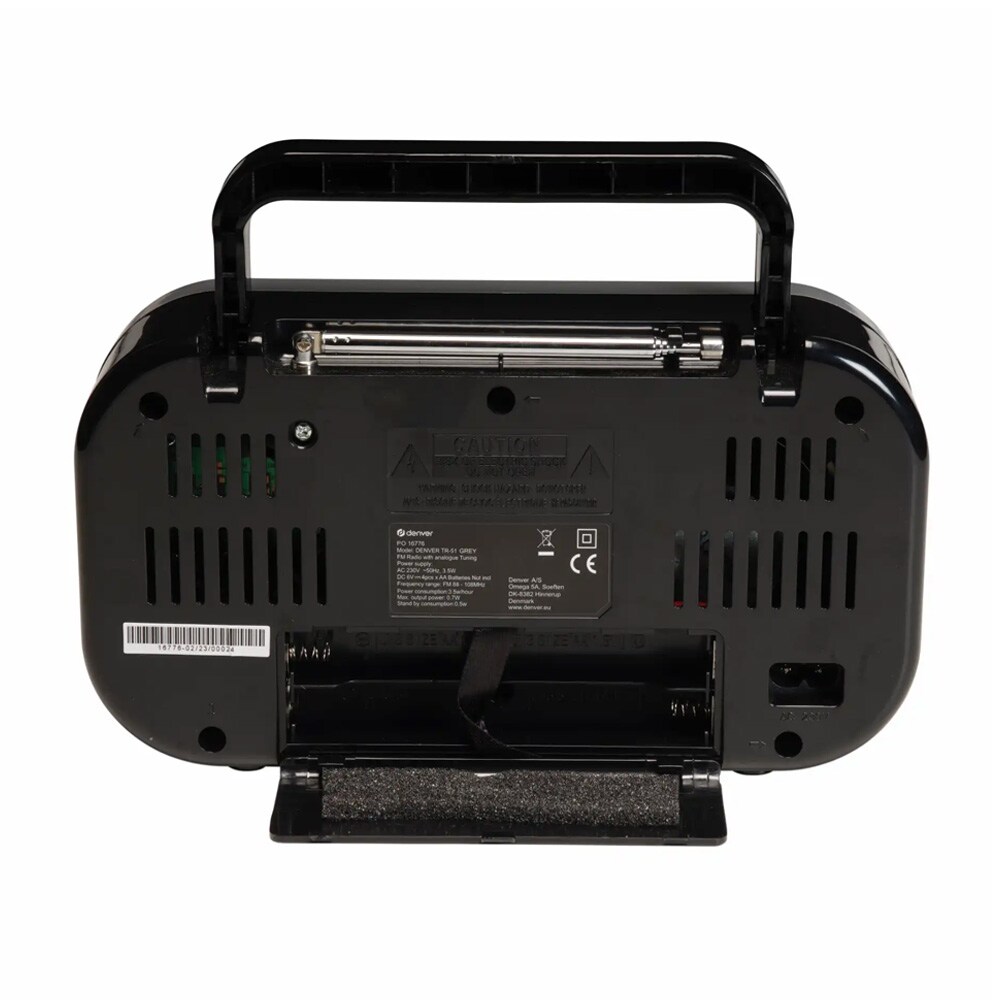 DENVER TR-51GREY - Personlig radio - grå, bild 4