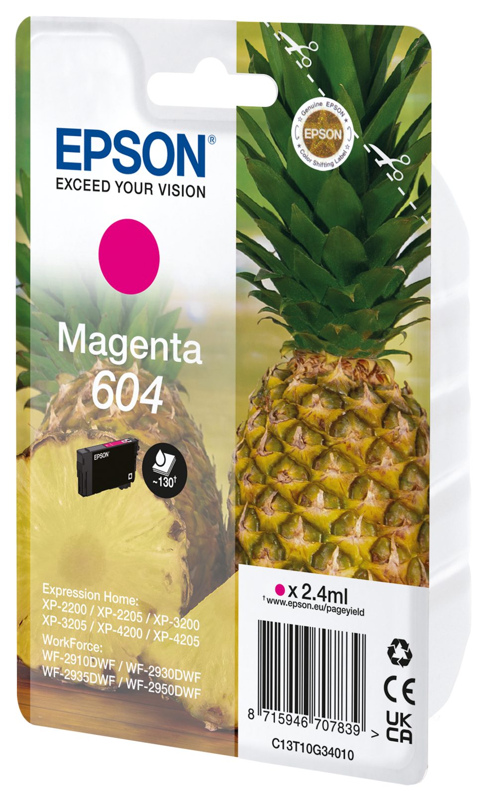 Epson 604 bläckpatron (magenta), bild 3