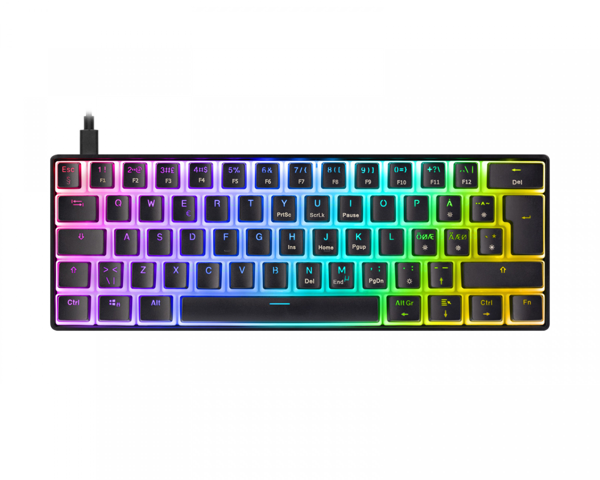 Deltaco DK475 tangentbord för gaming (svart)
