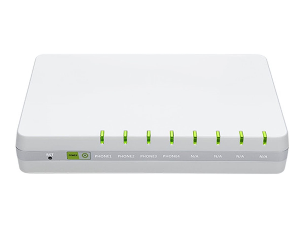 Auerswald G504 – Analog telefonadapter – 4 portar – ISDN, 100 Mb LAN