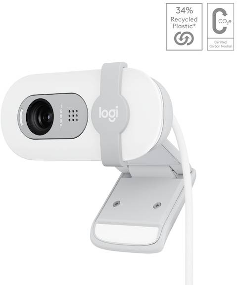 Logitech Brio 100 FullHD webbkamera (Off-White), bild 4