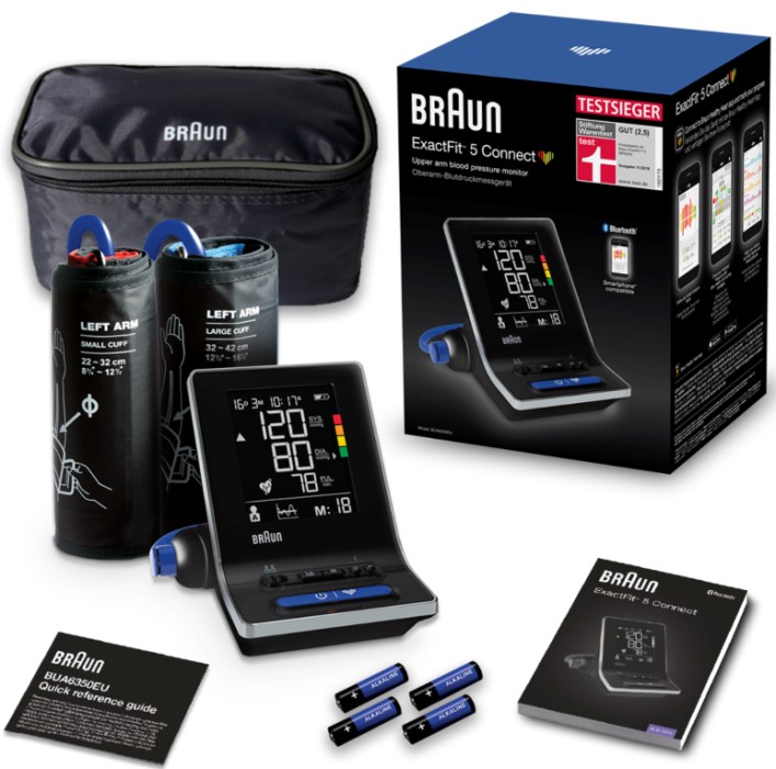 Braun Blodtrycksmätare ExactFit 5 Connect, 1 st
