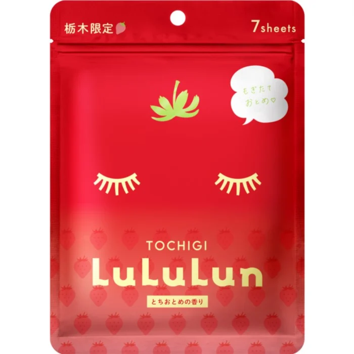LuLuLun Premium Sheet Mask Tochigi Strawberry 7 st, bild 2