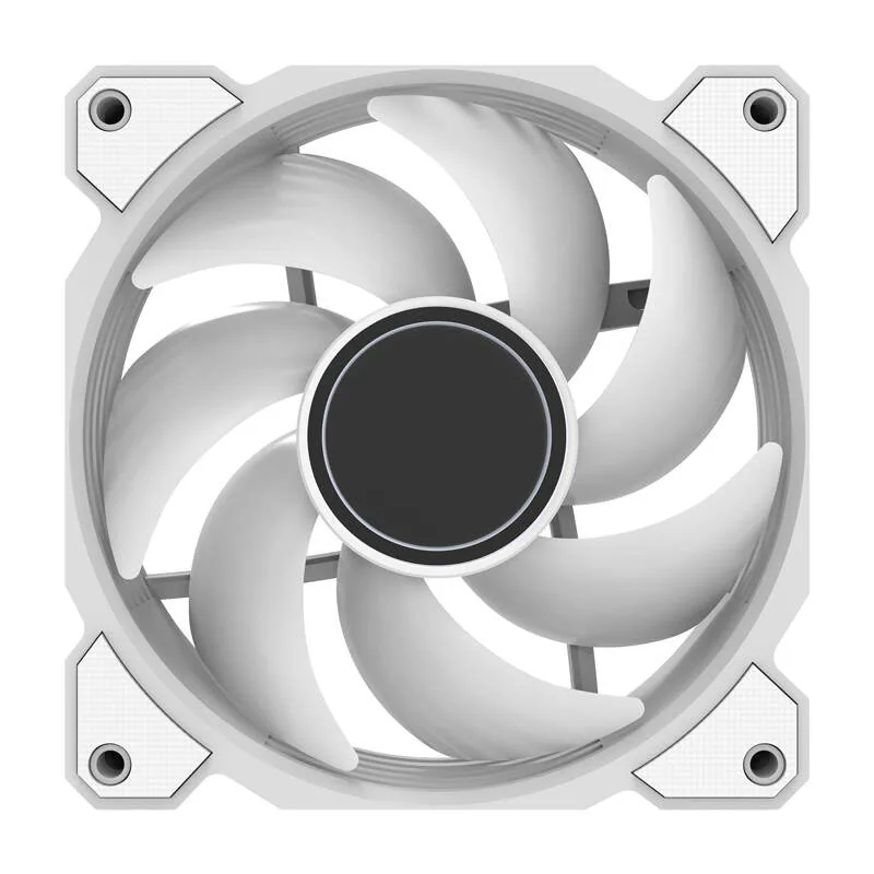 Darkflash DR08 Cooling Fan (White) - Chassi fläkt - 120mm - Vit med RGB LED - 30 dBA, bild 5
