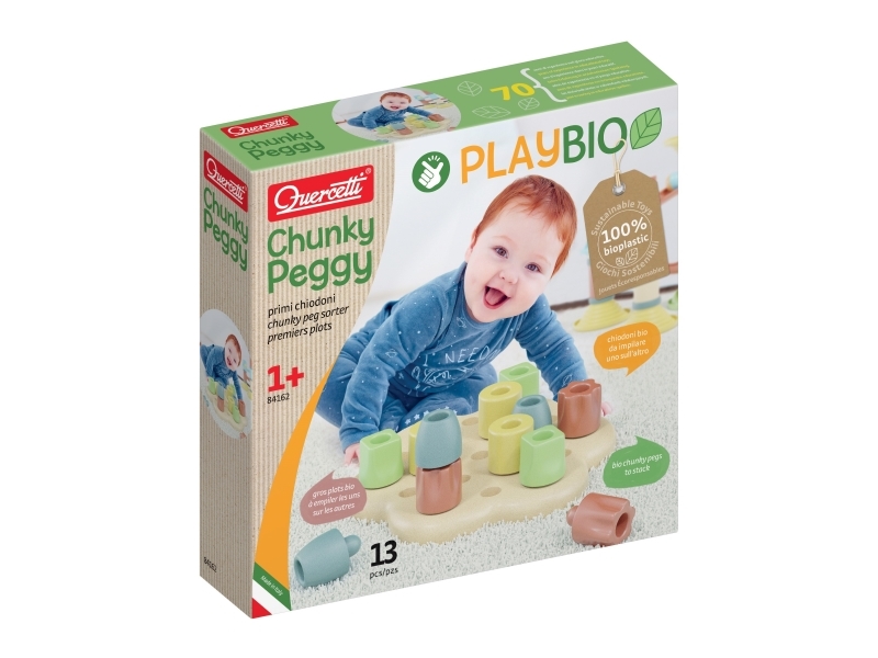 Quercetti pussel Playbio chunky peggy