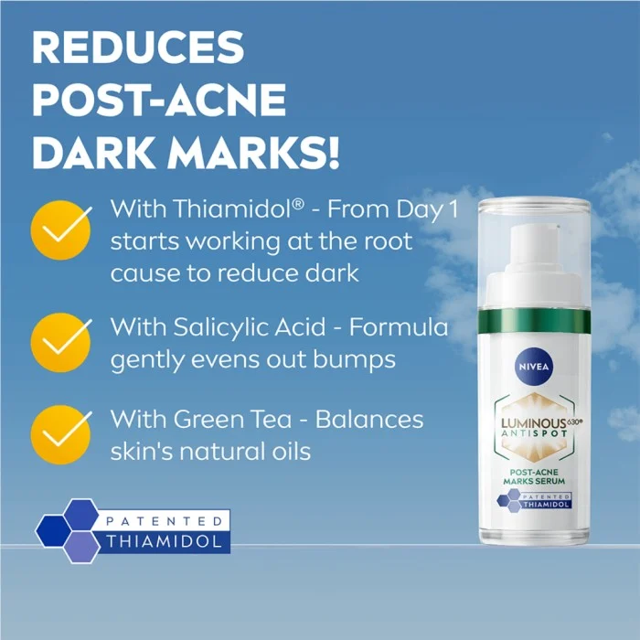 NIVEA LUMINOUS 630 Post-Acne Marks Serum 30 ml, bild 2
