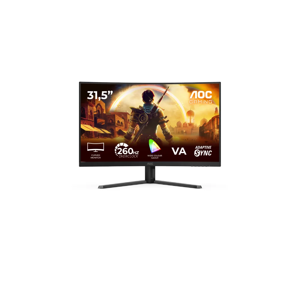 AOC C32G42ZE 32" FHD välvd bildskärm (svart)