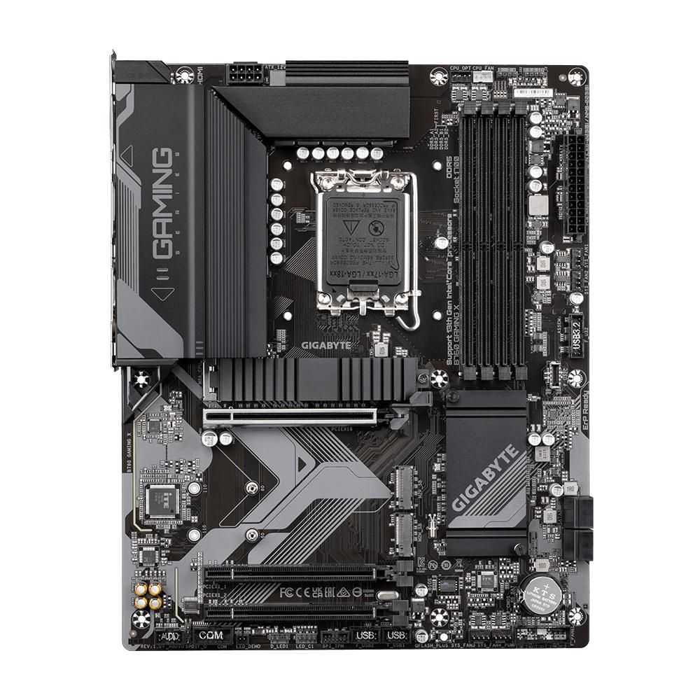 Gigabyte B760 GAMING X, Intel LGA1700, 2xPCI Express, ATX, 4xDDR5, 2xM.2 + SATA3 RAID, HDMI/DP, USB-C, 2.5GbE LAN, bild 3