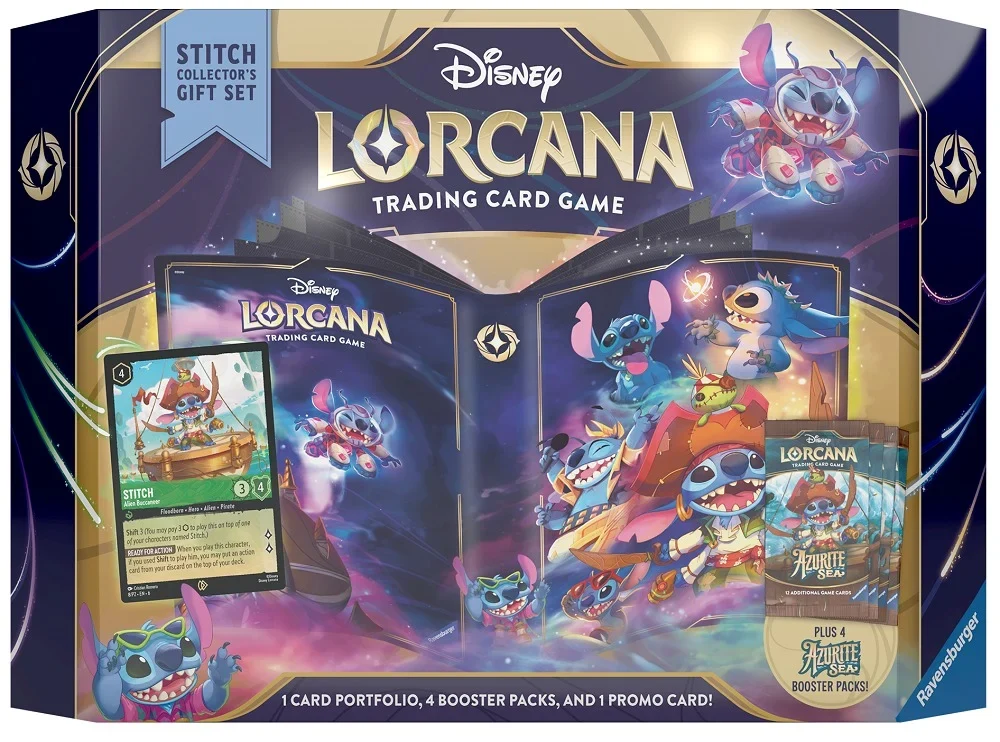Disney Lorcana TCG Azurite Sea Stitch Collectors Gift Set
