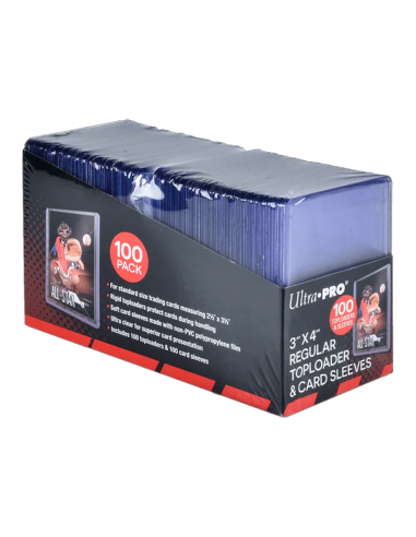Ultra Pro 3" x 4" Toploader + Penny Sleeves Bundle (100st)